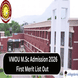 VMOU M.Sc Admission 2026 First Merit List Out @vmoukota.org; Counselling to Begin From March 11